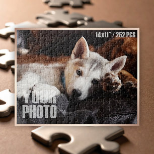 Ontwerp uw eigen 14x11-inch/252 stuks aangepaste f legpuzzel