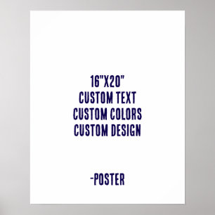 Ontwerp Uw Eigen 16"x20" Mat Poster