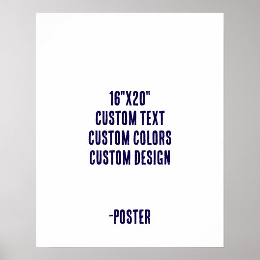 Ontwerp Uw Eigen 16"x20" Mat Poster (Voorkant)