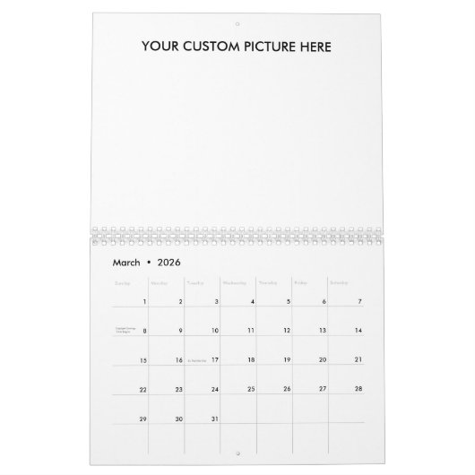 Ontwerp uw eigen 2023 kalender (Mar 2026)