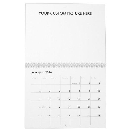 Ontwerp uw eigen 2023 kalender (Jan 2026)