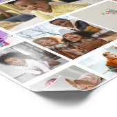 Ontwerp uw eigen 22 foto collage Poster (Hoek)