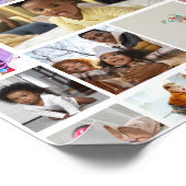 Ontwerp uw eigen 22 foto collage Poster (Hoek)