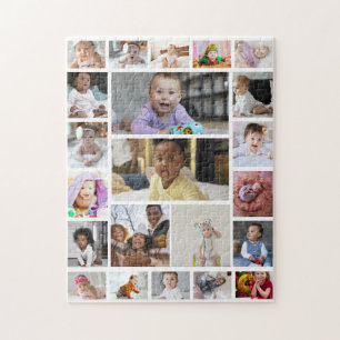 Ontwerp uw eigen 22 foto collage Poster Legpuzzel