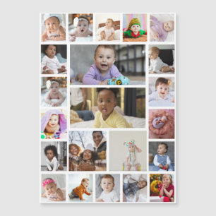 Ontwerp uw eigen 22 fotocollage ingelijst kunst