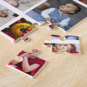 Ontwerp uw eigen 25 foto collage Poster Legpuzzel (Zijkant)