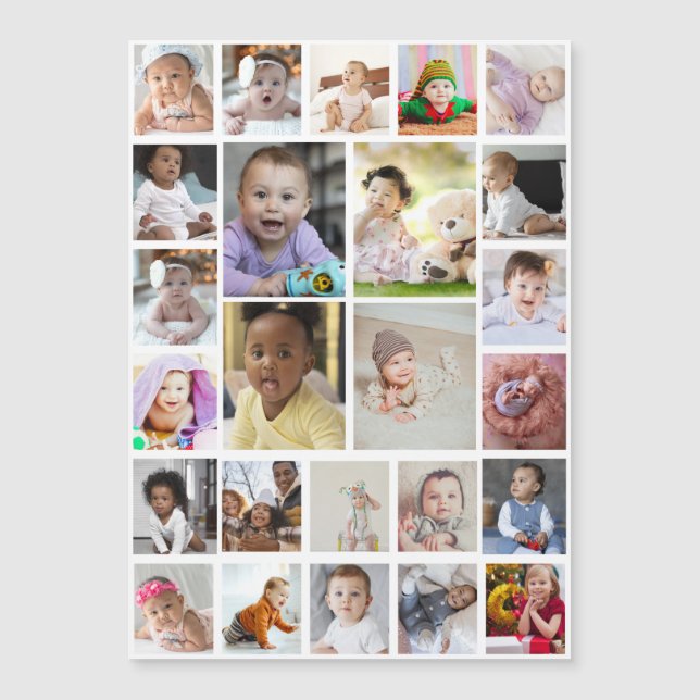 Ontwerp uw eigen 25 fotocollage ingelijst kunst (Voorkant)