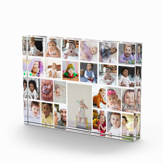 Ontwerp uw eigen 25 fotocollage ingelijst kunst fotoblokken (Rechts)