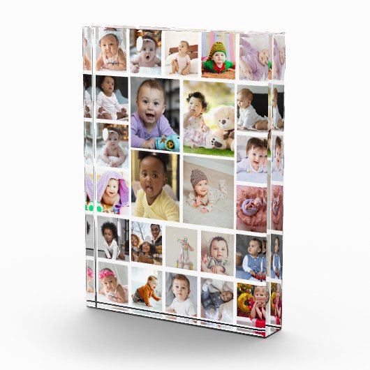 Ontwerp uw eigen 25 fotocollage ingelijst kunst fotoblokken (Rechts)