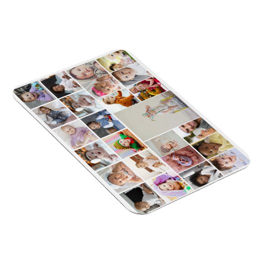 Ontwerp uw eigen 25 fotocollage ingelijst kunst magneet (Rechterzijde)