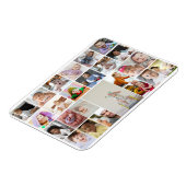 Ontwerp uw eigen 25 fotocollage ingelijst kunst magneet (Linkerzijde)