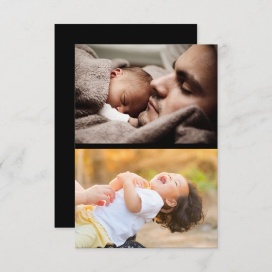 Ontwerp uw eigen 2 fotocollage (Voorkant / Achterkant)