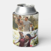 Ontwerp uw eigen 2 fotocollage blikjeskoeler (Blikje Voorkant)