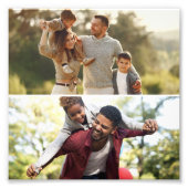 Ontwerp uw eigen 2 fotocollage foto afdruk (Voorkant)