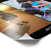 Ontwerp uw eigen 2 fotocollage foto afdruk (Hoek)