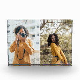 Ontwerp uw eigen 2 fotocollage fotoblokken