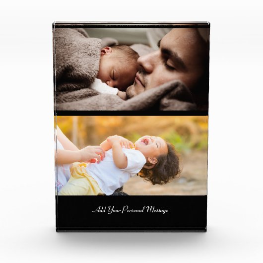 Ontwerp uw eigen 2 fotocollage fotoblokken (Voorkant)