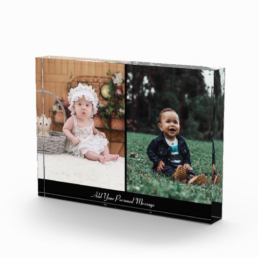 Ontwerp uw eigen 2 fotocollage fotoblokken (Rechts)