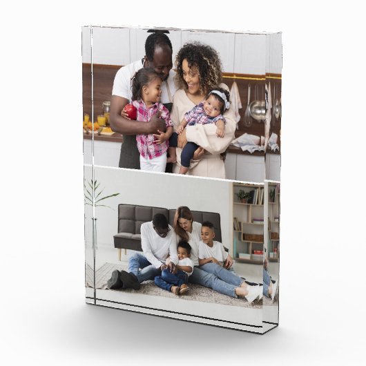 Ontwerp uw eigen 2 fotocollage fotoblokken (Rechts)