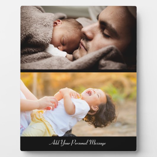 Ontwerp uw eigen 2 fotocollage fotoplaat (Voorkant)