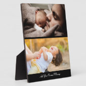 Ontwerp uw eigen 2 fotocollage fotoplaat (Zijkant)