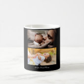 Ontwerp uw eigen 2 fotocollage koffiemok (Center)