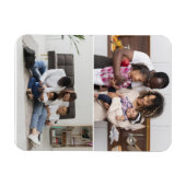 Ontwerp uw eigen 2 fotocollage magneet (Horizontaal)