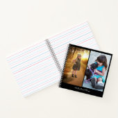 Ontwerp uw eigen 2 fotocollage notitieboek (Binnen)