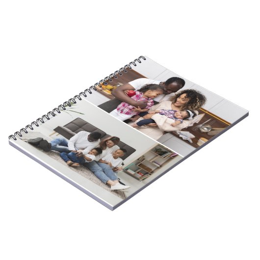 Ontwerp uw eigen 2 fotocollage notitieboek (Linkerzijde)