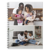 Ontwerp uw eigen 2 fotocollage notitieboek (Voorkant)