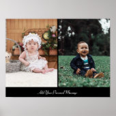 Ontwerp uw eigen 2 fotocollage poster (Voorkant)