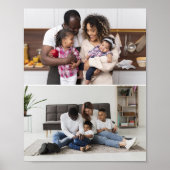 Ontwerp uw eigen 2 fotocollage poster (Voorkant)