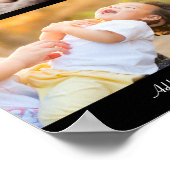 Ontwerp uw eigen 2 fotocollage poster (Hoek)