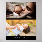 Ontwerp uw eigen 2 fotocollage poster (Voorkant)