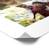 Ontwerp uw eigen 2 fotocollage poster (Hoek)