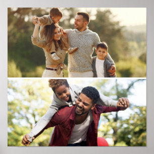 Ontwerp uw eigen 2 fotocollage poster