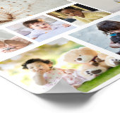 Ontwerp uw eigen 30 fotocollage Poster (Hoek)