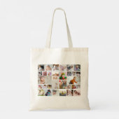 Ontwerp uw eigen 30 fotocollage Poster Tote Bag (Achterkant)