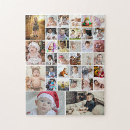 Ontwerp uw eigen 35 fotocollage Poster Legpuzzel