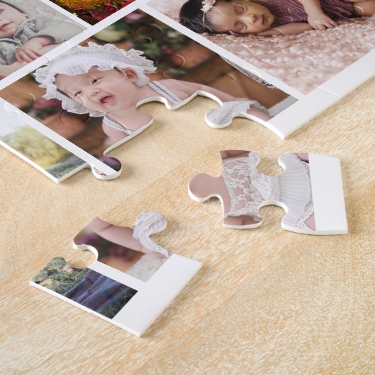 Ontwerp uw eigen 35 fotocollage Poster Legpuzzel (Zijkant)