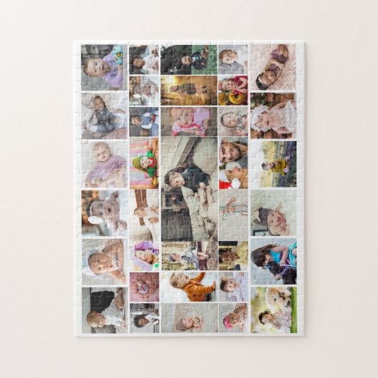 Ontwerp uw eigen 35 fotocollage Poster Legpuzzel (Verticaal)