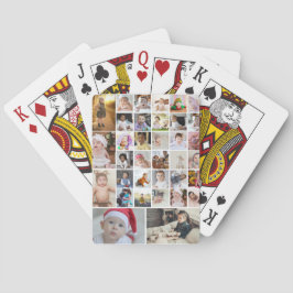Ontwerp uw eigen 35 fotocollage Poster Pokerkaarten