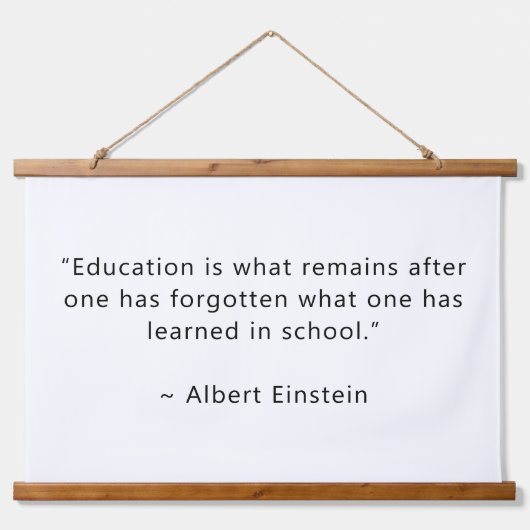 Ontwerp uw eigen 36x26 Quote wandhangend wandtapij Hangend Wandkleed (Voorkant)