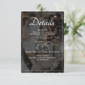 Ontwerp uw eigen 3 foto collage bruiloft informatiekaartje (Staand voorkant)