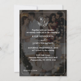 Ontwerp uw eigen 3 foto collage bruiloft kaart