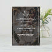 Ontwerp uw eigen 3 foto collage bruiloft kaart (Staand voorkant)