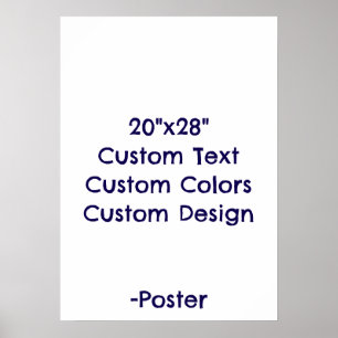 Ontwerp Uw Eigen 51x71cm Mat Poster