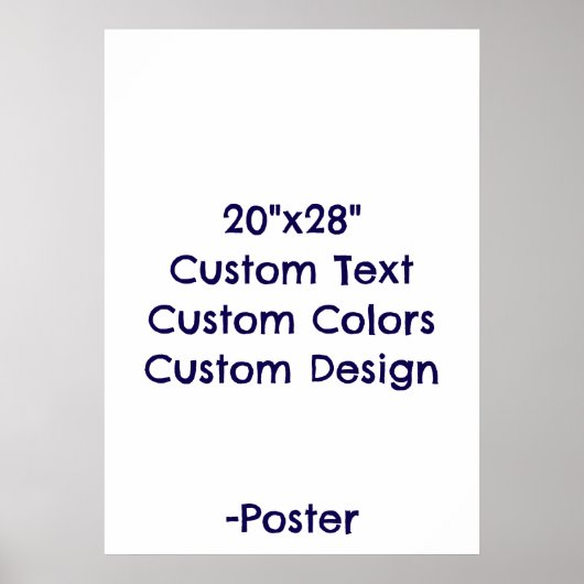 Ontwerp Uw Eigen 51x71cm Mat Poster (Voorkant)