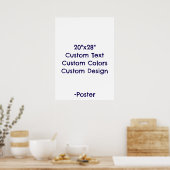 Ontwerp Uw Eigen 51x71cm Mat Poster (Keuken)