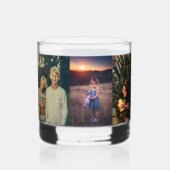 Ontwerp uw eigen 6 foto collage Sjabloon Whisky Glas (Achterkant)